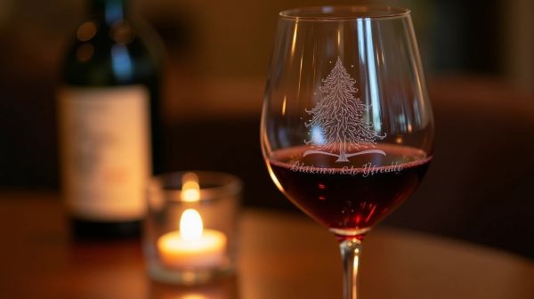 Gravure sur votre verre à vin personnalisé pour un cadeau unique